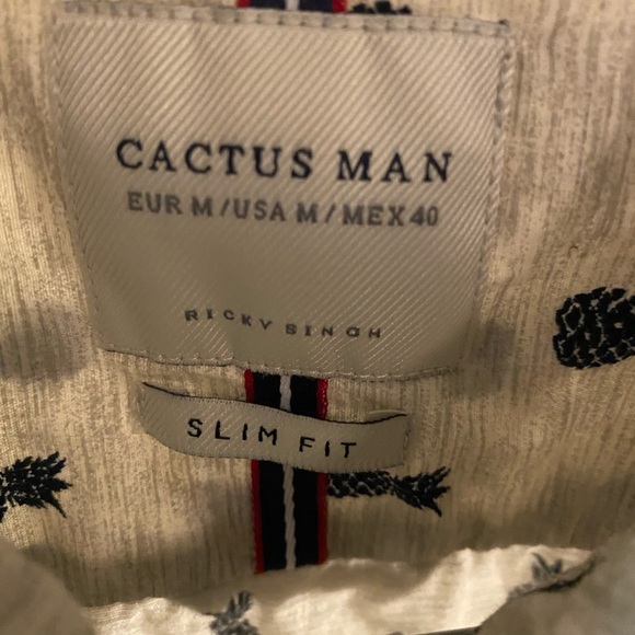 Cactus Man Collared Shirt - Picture 3 of 3